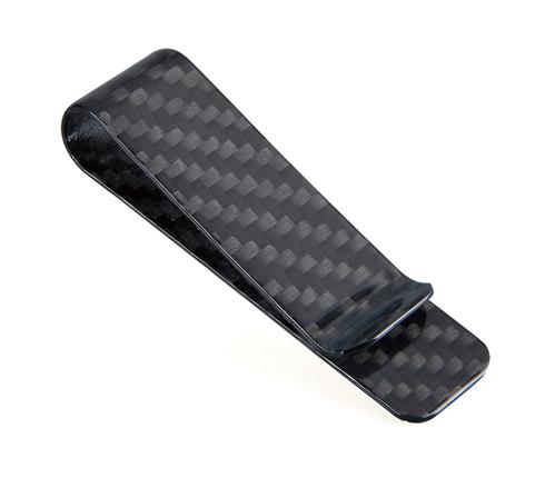 carbon fiber money clip S-Glossy black