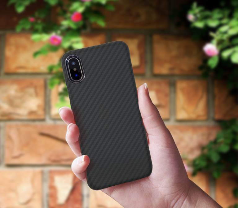 Aramid Case for iPhone X Wireless Charging Lens Protection CL CARBONLIFE