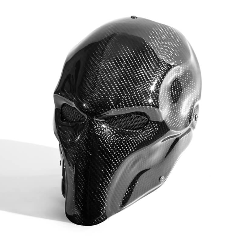 Zoeken Grootte Misverstand Full Face Skull Mask - Carbon Fiber Airgun Mask